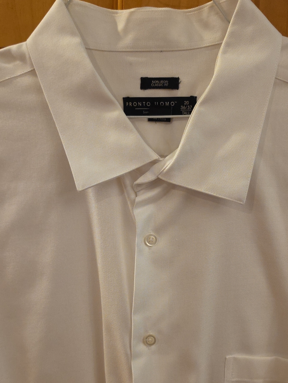 Pronto Uomo White Non-Iron Dress Shirt